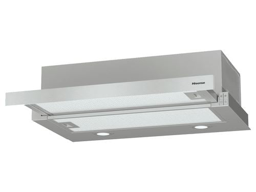 Exaustor Telescópico Hisense CH6TL4BX | 60x30,6 cm | 450 m³/h | 71 dB | C | Aço inoxidável