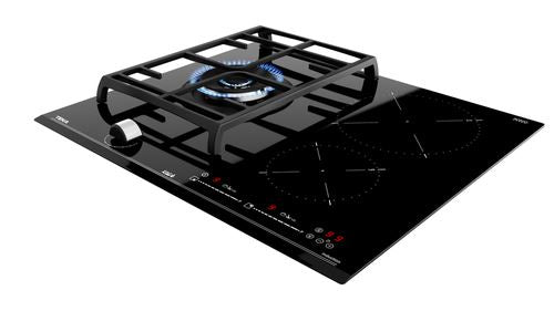 Placa Mista Teka JZC 63312 ABN | 60 cm | 3 Zonas | Preto
