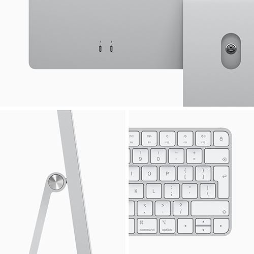 iMac | 24'' | 2021 | M1 | 256GB SSD | GPU 7-core - Prateado