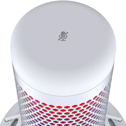 Microfone Gaming HyperX QuadCast S USB - Branco