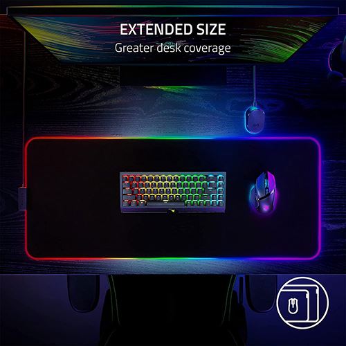 Tapete Rato Gaming Razer Strider Chroma RGB - Preto