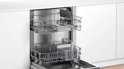Máquina de Lavar Loiça Encastrável Bosch SMI4HTS31E | 12 talheres | 60 cm | E