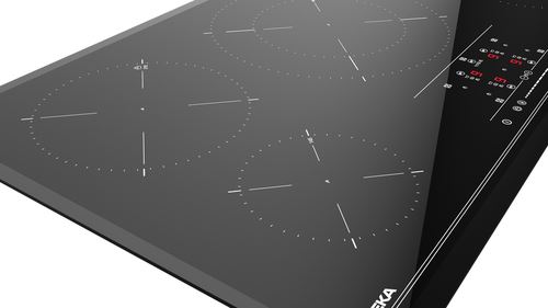 Placa de Indução Teka IR 9530 | Elétrica | 90 cm | 5 Zonas | Preto