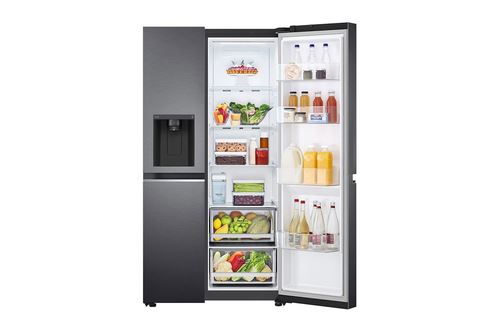 Frigorífico Americano LG GSLV71MCTE | 179x91,3x73,5 cm | 416 L | E | Preto