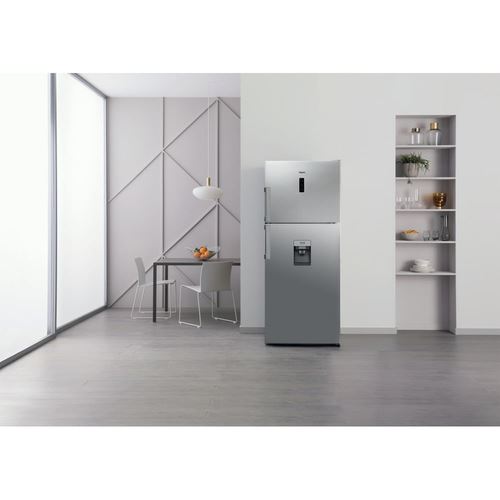 Frigorífico com Congelador Whirlpool WT70E 831 X AQUA | 180x70x72,5 cm | 313 L | F | Aço inoxidável