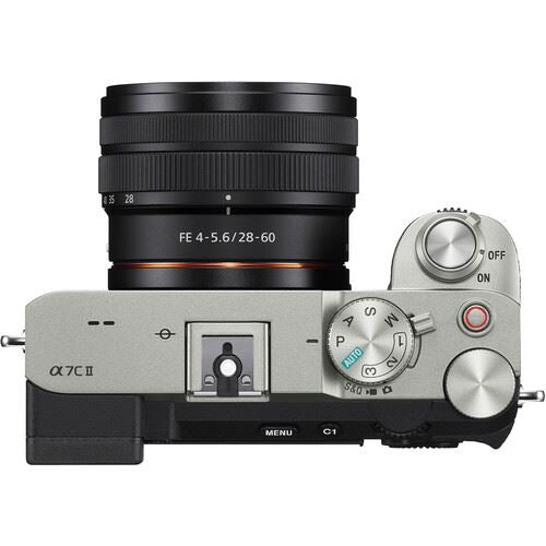 Máquina Fotográfica Mirrorless Sony Alpha a7C II - Prateado + FE 28-60mm f/4-5.6