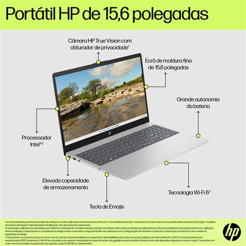 Computador Portátil HP 15-fd0016np | 15,6'' | i5-1335U | 16GB | 512GB SSD