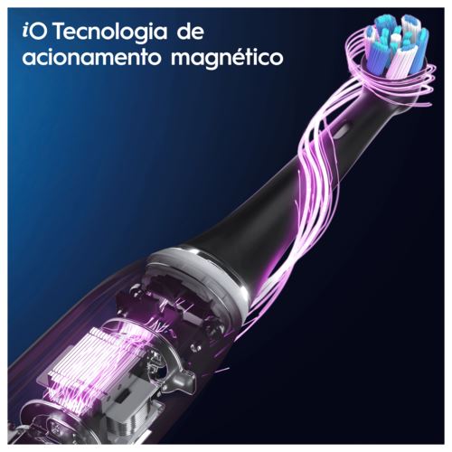 Escova de Dentes Elétrica Oral-B iO 10 + Estojo de Viagem - Branco