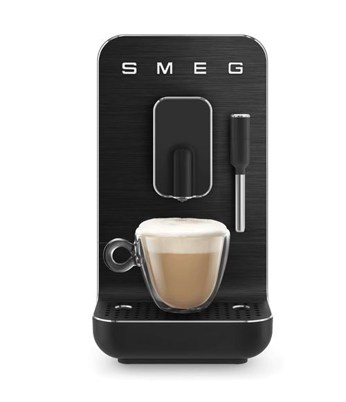 Máquina de Café Automática Smeg com Vapor Anni 50 - Preto