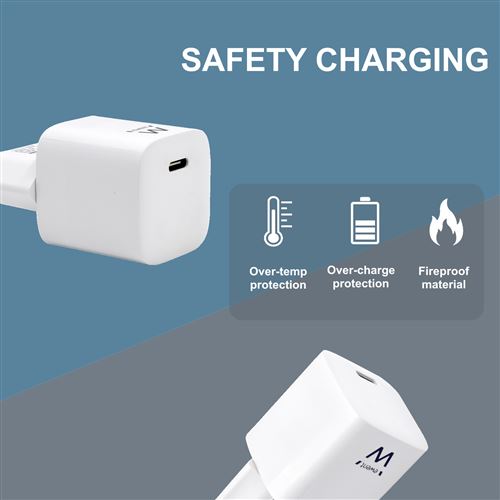 Adaptador de Corrente Ewent USB-C 33W - Branco