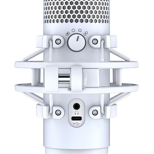 Microfone Gaming HyperX QuadCast S USB - Branco