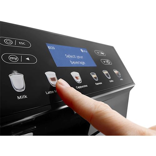 Máquina de Café Automática Delonghi Eletta Cappuccino Evo ECAM46.860.B - Preto