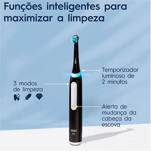 Escova de Dentes Elétrica Oral-B iO 3S - Preto