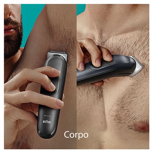 Aparador de Barba Braun All In One Serie 7 MGK7460 - Preto