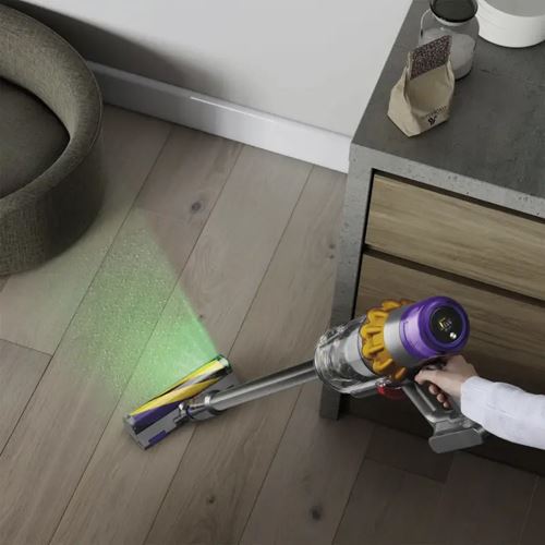 Aspirador Vertical Dyson Cyclone V15 Detect Absolute- Amarelo/Níquel