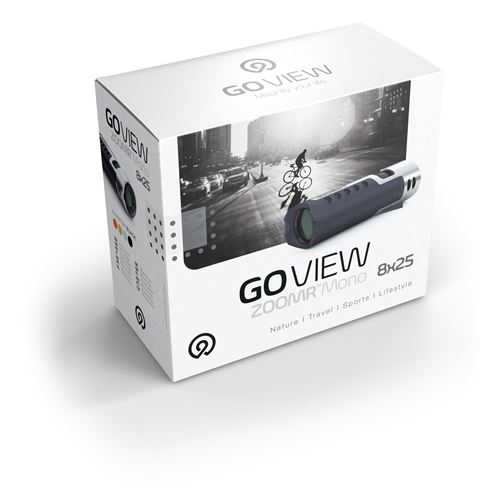Monóculo 8x25 GoView ZoomR HD - Phantom Black