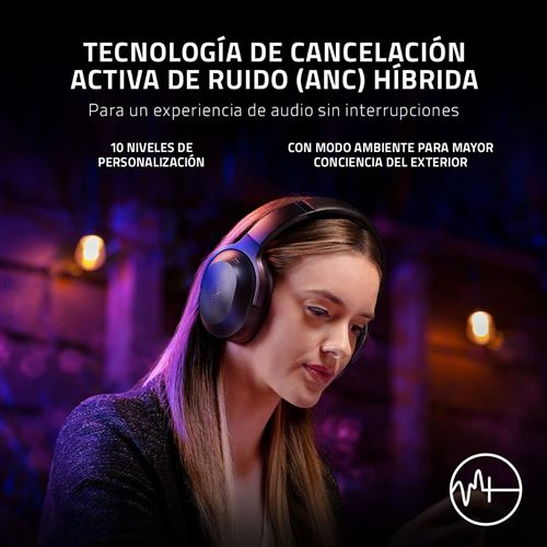 Auscultadores Gaming Wireless Razer Barracuda Pro - Preto