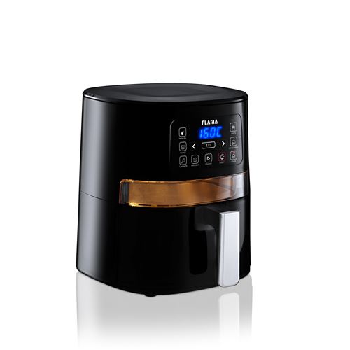 Fritadeira sem óleo com janela Flama AirFryer - 4.5 L - Preto