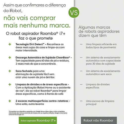 Aspirador Robot iRobot Roomba i7+