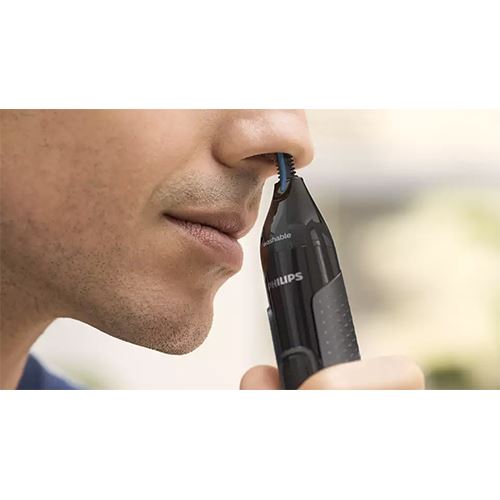 Aparador Corporal Philips NT3650/16 Nose Trimmer Series 3000 - Cinzento