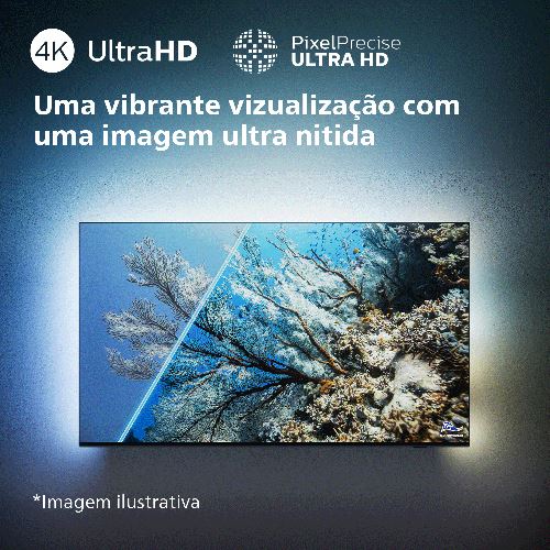 Smart TV Philips 50'' UHD 4K 50PUS8319 127cm