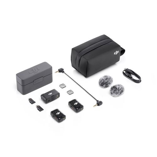 Microfone de Lapela Dji 2 2 TX + 1RX + Carregador