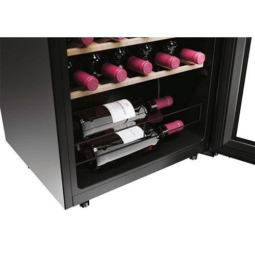Cave de Vinho Haier WS34GGH1 | 85x47,5x45,6 cm | 34 Garrafas | G | Preto