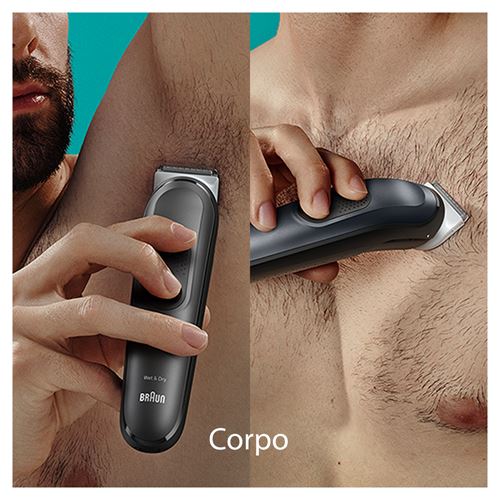 Aparador de Barba Braun All-in-One Serie 7 MGK7491 - Preto