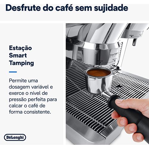Máquina de Café Manual De'Longhi La Specialista Prestigio EC9355.M - Metal