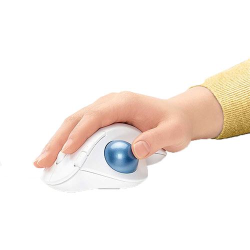 Rato Bluetooth Logitech Ergo M575 Trackball - Branco