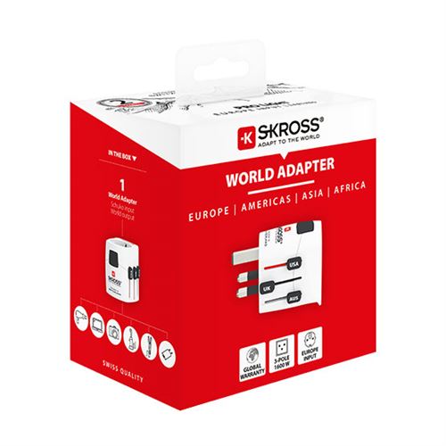 Adaptador Universal c/ Terra Skross Pro Light- Branco