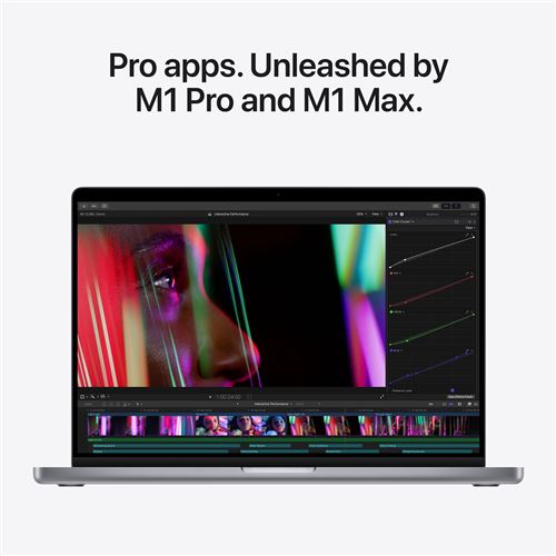 Apple MacBook Pro Cinzento Sideral Z15G - Portátil 14" M1 PRO 8 Core 16GB 512GB SSD