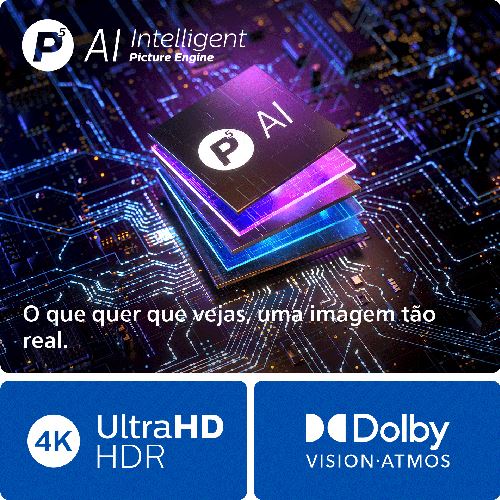 Smart TV Philips 65'' OLED UHD 4K 65OLED819 165cm