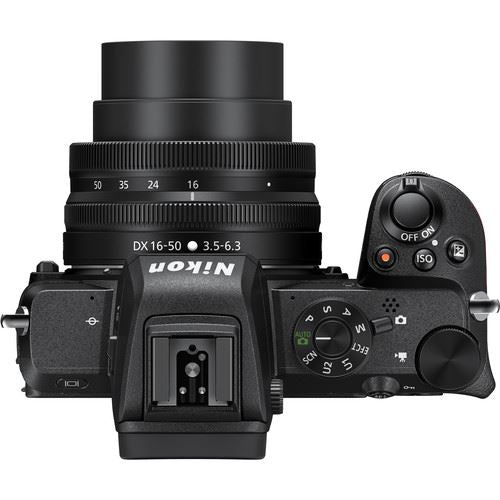 Máquina Fotográfica Mirrorless Nikon Z50 16-50mm + 50-250mm + Cartão de Memória SD 64GB