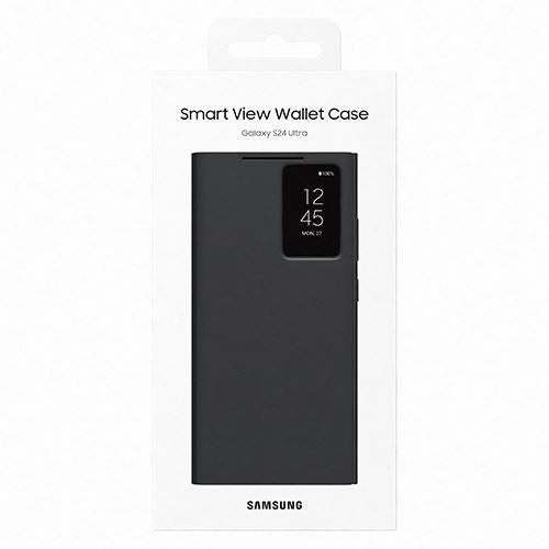 Capa Samsung Flip Wallet para Samsung Galaxy S24 Ultra - Preto