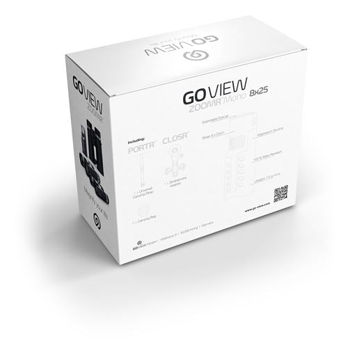 Monóculo 8x25 GoView ZoomR HD - Phantom Black