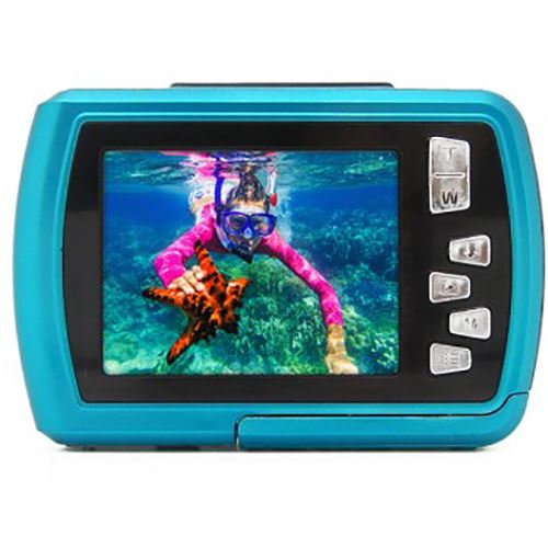 Máquina Fotográfica Compacta Aquapix W2024 - Azul