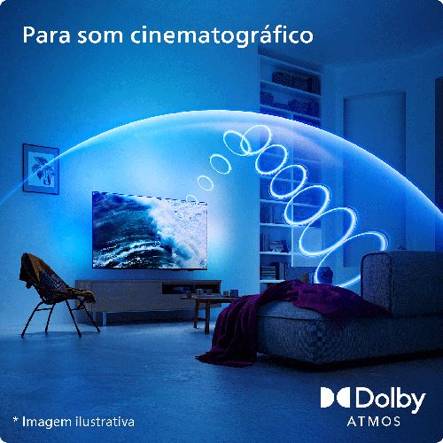 Smart TV Philips 65" LED UHD 4K 65PUS8079 165cm