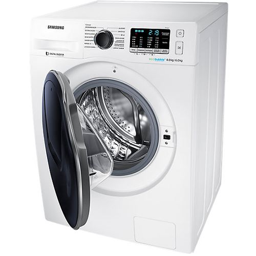Máquina de Lavar e Secar Roupa Samsung AddWash WD80K5B10OW/EP