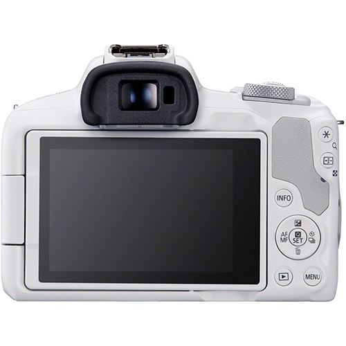 Máquina Fotográfica Mirrorless Canon EOS R50 - Prateado + RF-S 18-45 IS STM