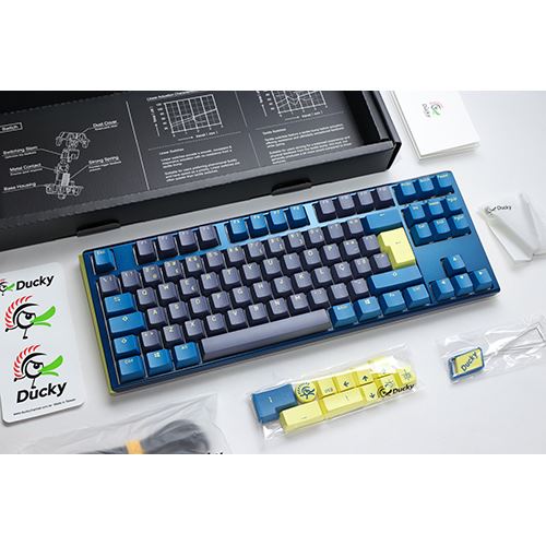 Teclado Gaming Mecânico Ducky ONE 3 Daybreak TKL RGB - Layout PT - MX Brown