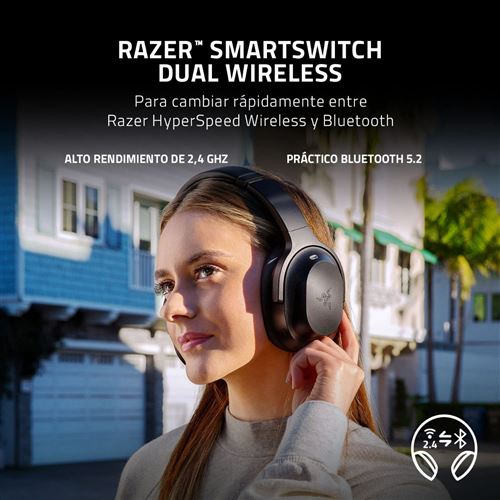 Auscultadores Gaming Wireless Razer Barracuda Pro - Preto