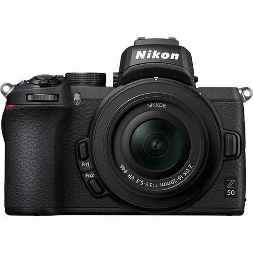 Máquina Fotográfica Mirrorless Nikon Z50 16-50mm + 50-250mm + Cartão de Memória SD 64GB
