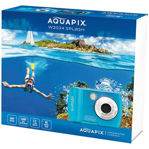 Máquina Fotográfica Compacta Aquapix W2024 - Azul