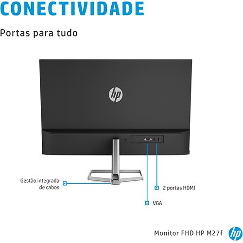 Monitor HP M27f | 27'' | 75 Hz | Full HD | Darty