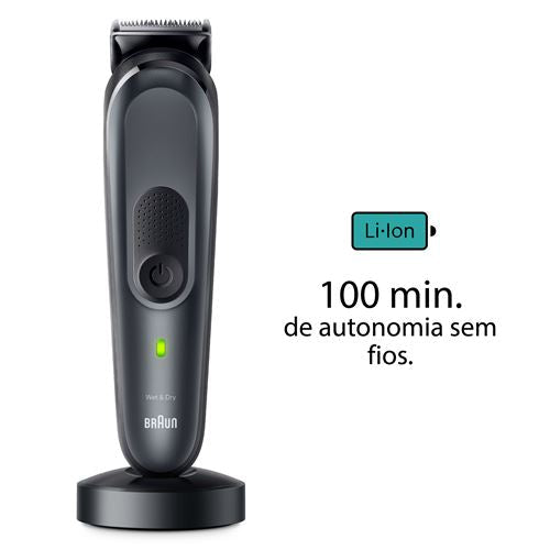 Aparador de Barba Braun All In One Serie 7 MGK7460 - Preto