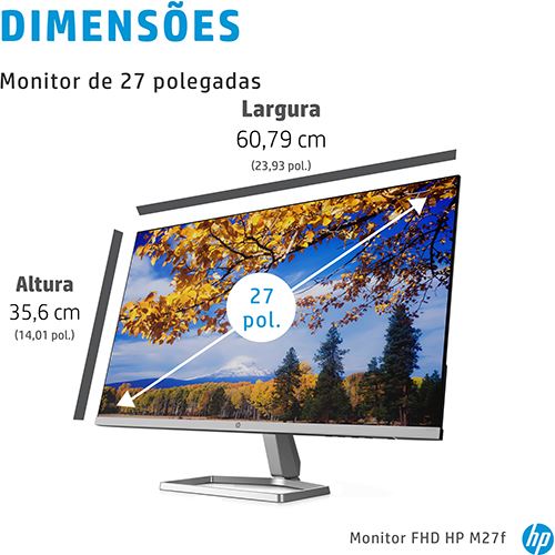 Monitor HP M27f | 27'' | 75 Hz | Full HD | Darty