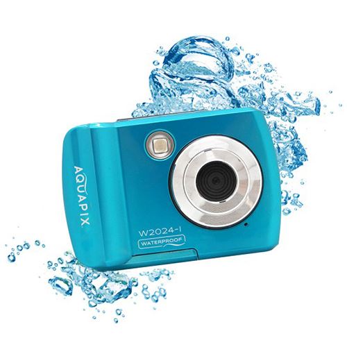 Máquina Fotográfica Compacta Aquapix W2024 - Azul