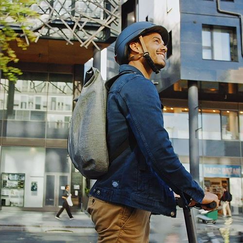 Mochila Yeep.me B.140 waterproof - Cinzento Escuro