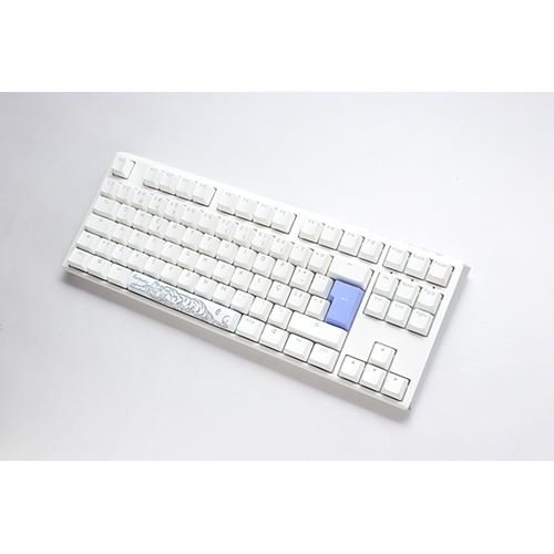 Teclado Gaming Mecânico Ducky ONE 3 Classic TKL Pure White RGB - Layout PT - MX Silent Red